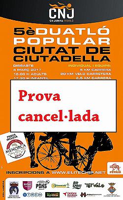 V Duatló Popular de Ciutadella 2017