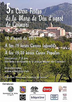 5ª Cursa Festes de la Mare de Deu de Caimari 2017