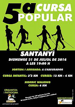 V Cursa Popular Santanyi 2016