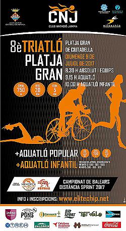 VIII Triatló Sprint Platja Gran 2017