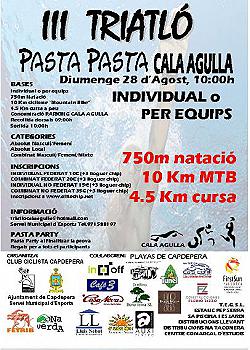 III Triatló Pasta Pasta Cala Agulla 2011