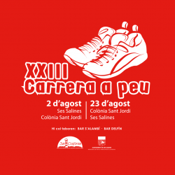 XXIII Cursa a peu Ses Salines - Colònia Sant Jordi 2014