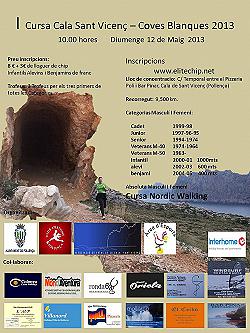 I Cursa Coves Blanques-Cala Sant Vicent 2013