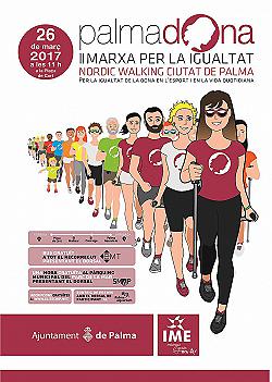 II Marxa per la Igualtat - Nordic Walking Palma 2017