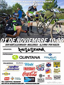 4 horas resistencia MTB 2×2 ( Son Veri) 2015