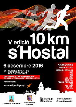 V Cursa Popular 10 Km s'Hostal de Montuïri 2016