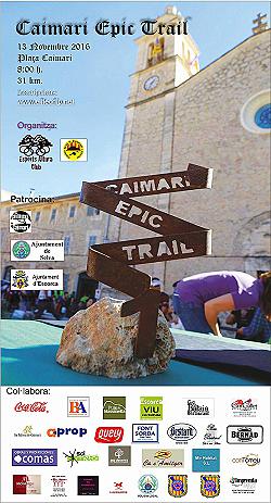 II Cursa Muntanya Caimari Epic Trail 2016