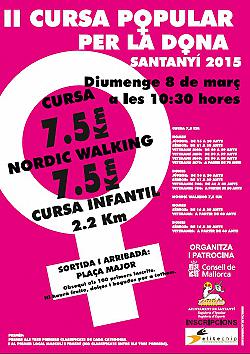 II Cursa popular per la Dona 2015