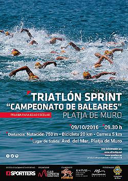 Triathlon Sprint Playa de Muro 2016