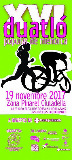 XVI Duatló Popular de Menorca 2017