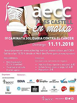 Carrera Solidaria AECC Es Castell En Marxa 2018
