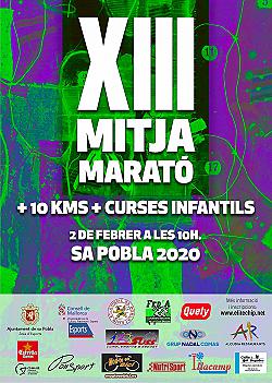 XIII 1/2 Marató + 10 km + Cursa Infantil Sa Pobla 2020