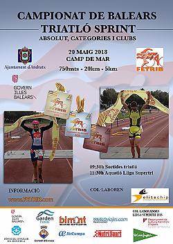 Campionat de Balears Triatló Sprint - Camp de Mar 2018