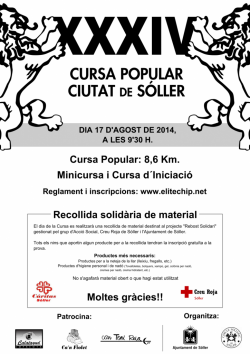 XXXV Cursa Popular de Soller 2014