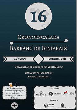 XVI Crono Barranc de Biniaraix 2017