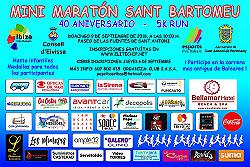 40º Mini maraton Festes de Sant Bartomeu 2018