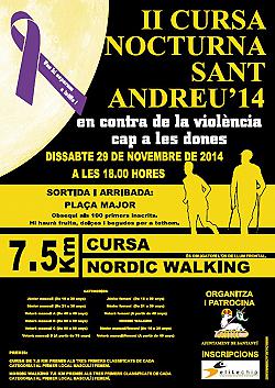 II Cursa Nocturna Sant Andreu Santanyi 2014