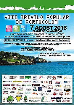 VIII Triatló Popular Portocolom 2016