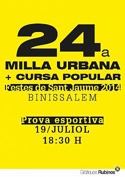 Milla Urbana + Cursa Popular Binissalem 2014