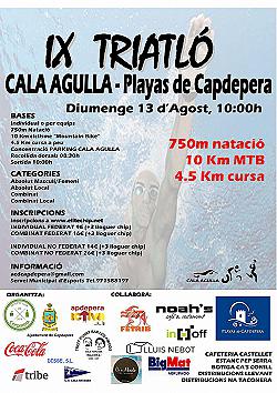 IX Triatló Cala Agulla - Playas de Capdepera 2017