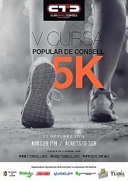 V Cursa 5 Km Sant Bartomeu - Consell 2016