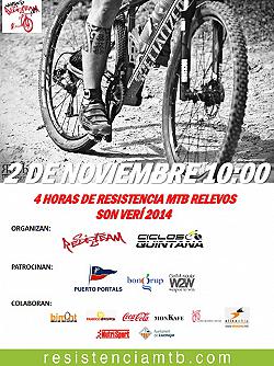 4 horas resistencia MTB 2×2 ( Son Veri) 2014