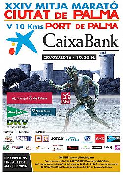 XXIV Caixabank Mitja Maraton Ciutat de Palma 2016