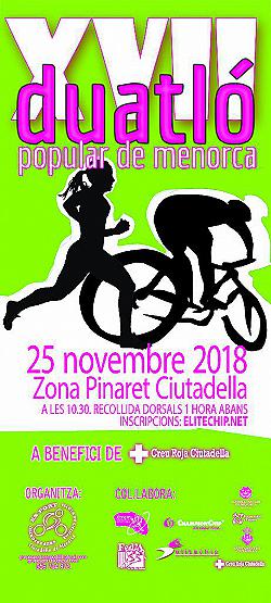 XVII Duatló Popular de Menorca 2018