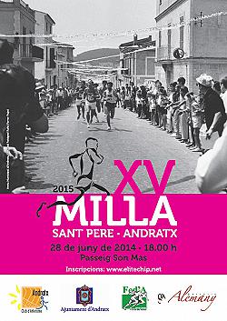 XV Milla Sant Pere - Andratx 2015