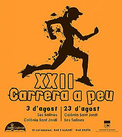 XXII Cursa a peu Ses Salines–Colònia Sant Jordi 2013