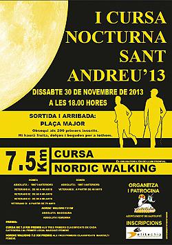 I Cursa Nocturna Sant Andreu Santanyi 2013
