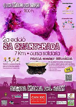 II Cursa Popular i Solidària de Sa Quarterada 2015