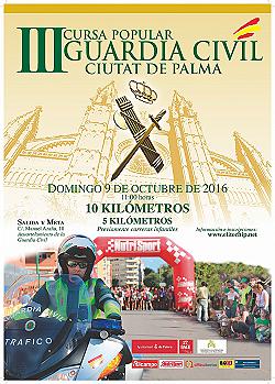 III Cursa popular Guardia Civil Ciutat de Palma 2016