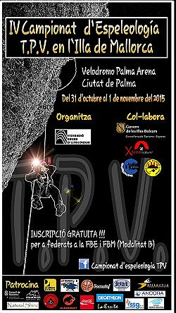 IV Campionat d'Espeleologia TPV a Mallorca 2015