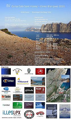 IV Cursa Cala Sant Vicenç - Coves Blanques 2016