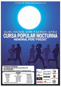 Cursa Popular Nocturna - Memorial Pere Pixedis 2016