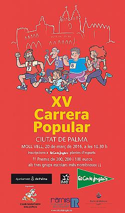 XV Cursa popular Ciutat de Palma El Corte Ingles 2016