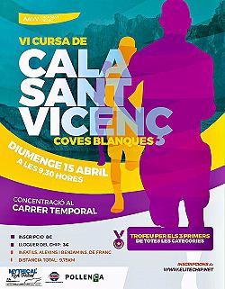 VI Cursa Cala Sant Vicenç - Coves Blanques 2018