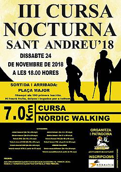 III Cursa Nocturna Sant Andreu Santanyi 2018