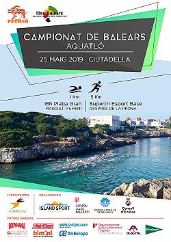 Campionat de Balears - Aquatló - Ciutadella 2019