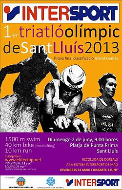 I Triatlo Olimpic de Sant Lluis 2013