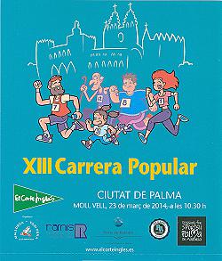 XIII Cursa popular Ciutat de Palma - Corte Ingles 2014